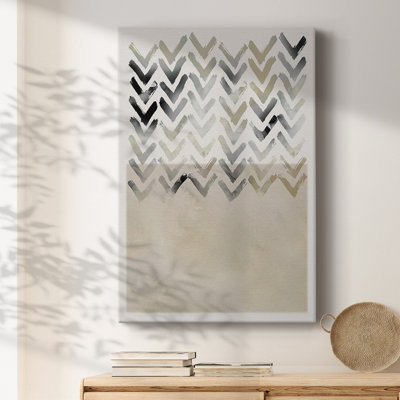 «Neutral Chevron», reproduction sur toile