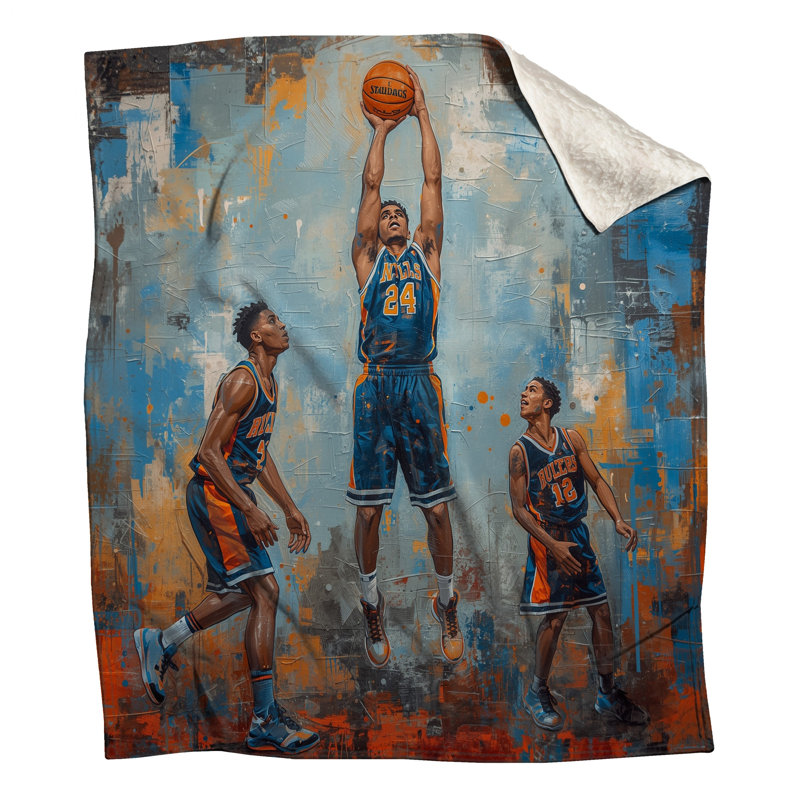 Couvertures de basketball, L 60 po x H 80 po