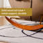 Chaise berçante ergonomique décontractée pour salon