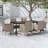 Patio Dining Set with Rectangular Table , Cushions Included-719622457-719622445-719622447
