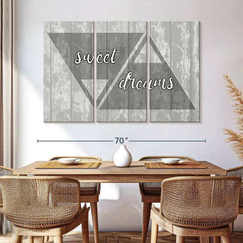 Tergel Dreams & Ambitions Quote, 36" H x 57" W