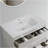 Integrated White Ceramic Basin, Drain Not Included