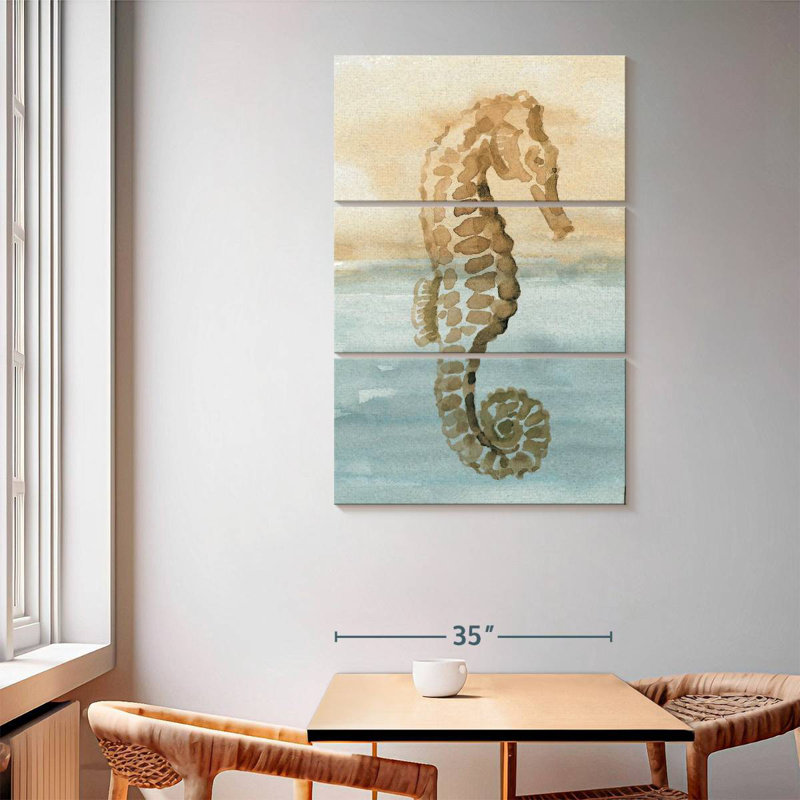 Brampt Peaceful Sand And Sea, 65" H x 42" W