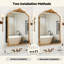 Pharmacie baroque en métal 32 po x 24 po avec miroir et ornements amovibles-1613221831-1616002600