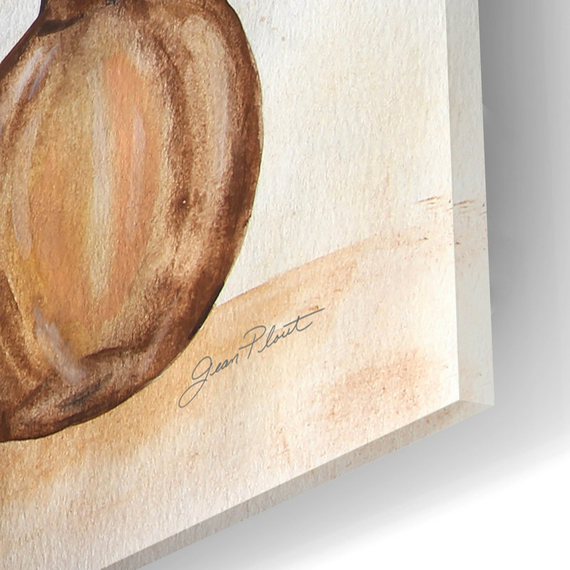 «Fall Brown Bottles A» par Jean Plout, art mural en verre acrylique, H 12 po x l 16 po x P 0,13 po