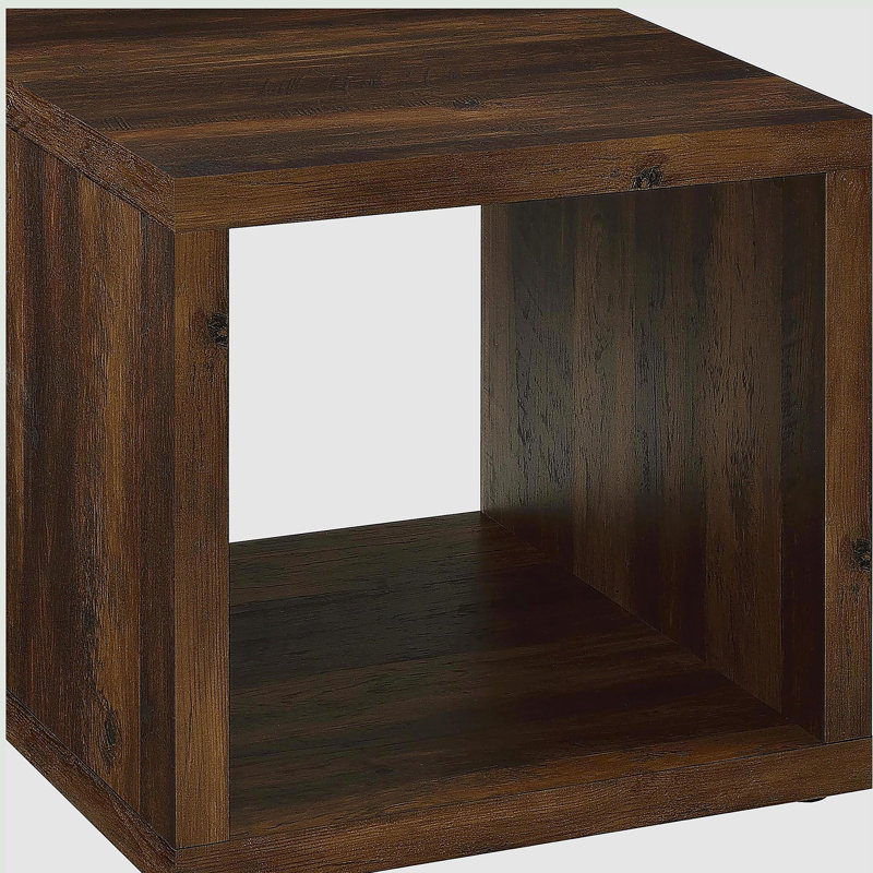 Table de bout d'appoint Flint, Brun