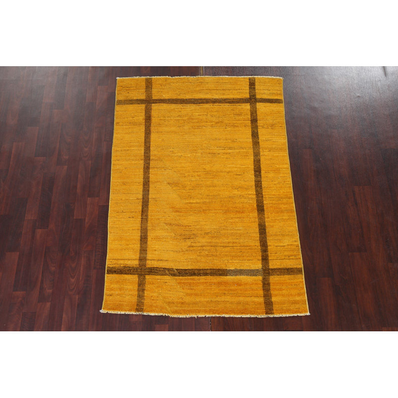 Tapis contemporain en laine Gabbeh Kashkoli