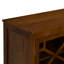 Armoire décorative à trois tablettes de 38 po avec deux portes vitrées Fiama-109263726