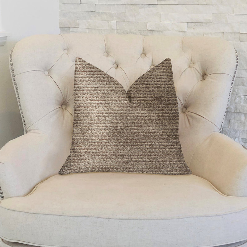 Abstract Reversible Throw Pillow, 20" x 20"