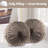 Velvet Round Throw Pillow for Couch Decor 15-Inch (Set of 2)-102095936