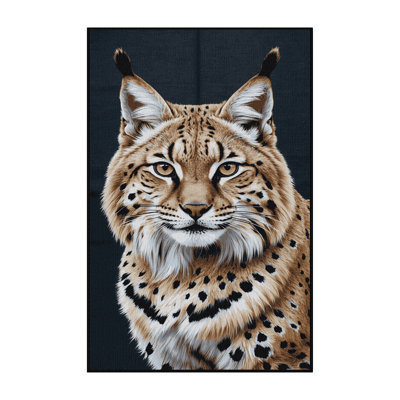  Washable Canadian Lynx Big Cats Area Rug