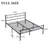 Kempst 14 Inch Full Size Metal Platform Bed with Headboard and Footboard, Heavy Duty Mattress Foundation with Steel Slats Support, No Box Spring Needed, Under Bed Storage-828030361-932752099