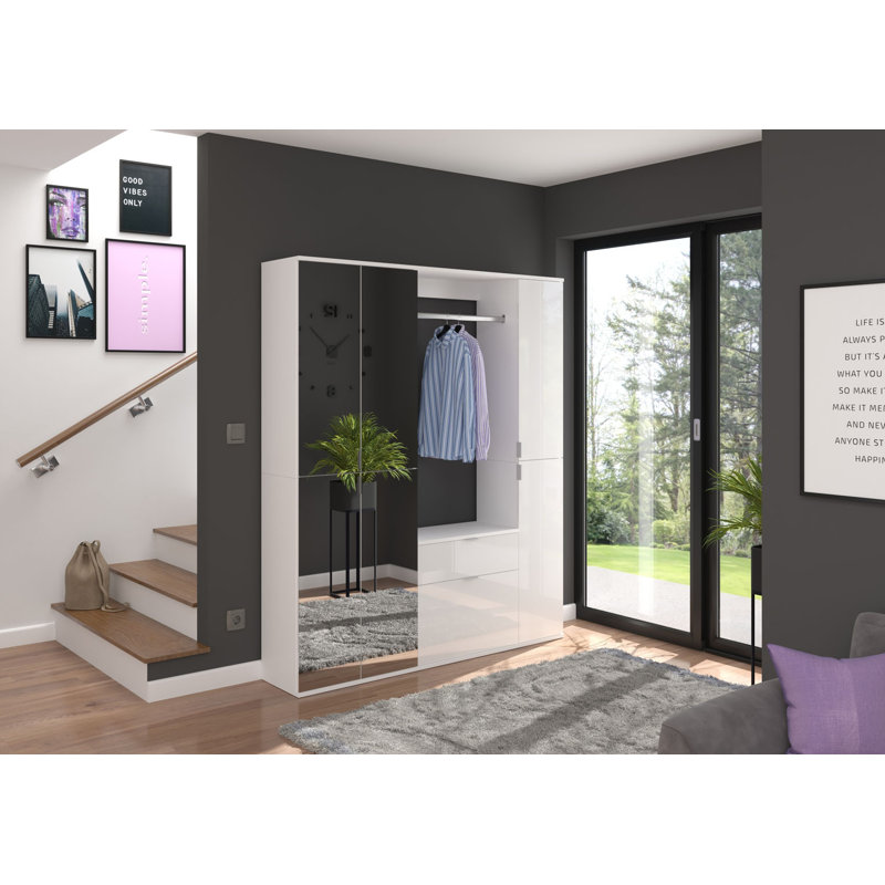 4-Piece Hasika Wardrobe Combination