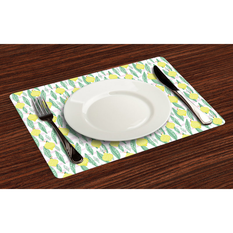 Polyester Food & Drink Rectangle Placemat