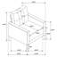 Fauteuil d'appoint capitonné Bowen Beige-119372566