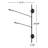 Rotaire Aluminum LED Swing Arm Sconce