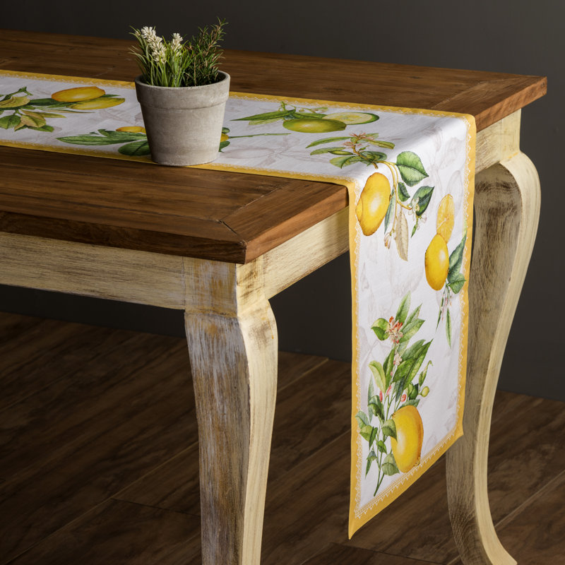 100% Cotton Table Runner, 72" L x 14.5" W