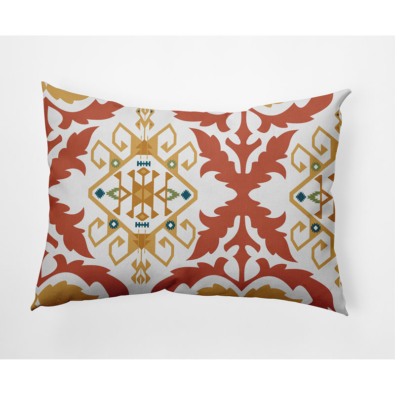 Housse et coussin rectangulaires d'extérieur Bombay, Orange