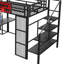 Lit mezzanine en métal avec bureau intégré-693569133