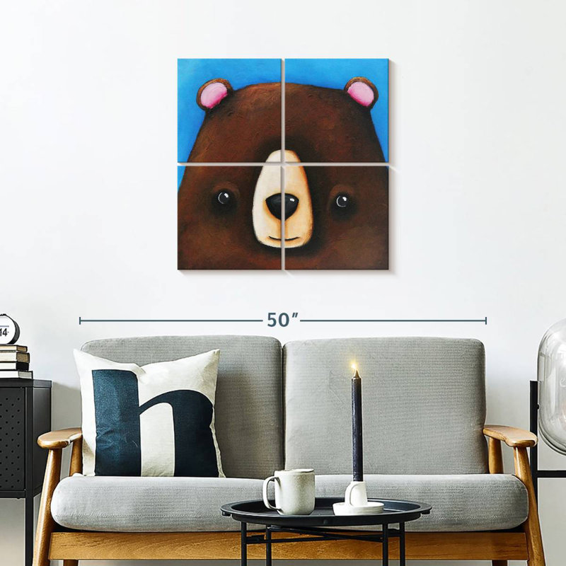 Ashelle l'ours noir, H 26 po x l 26 po