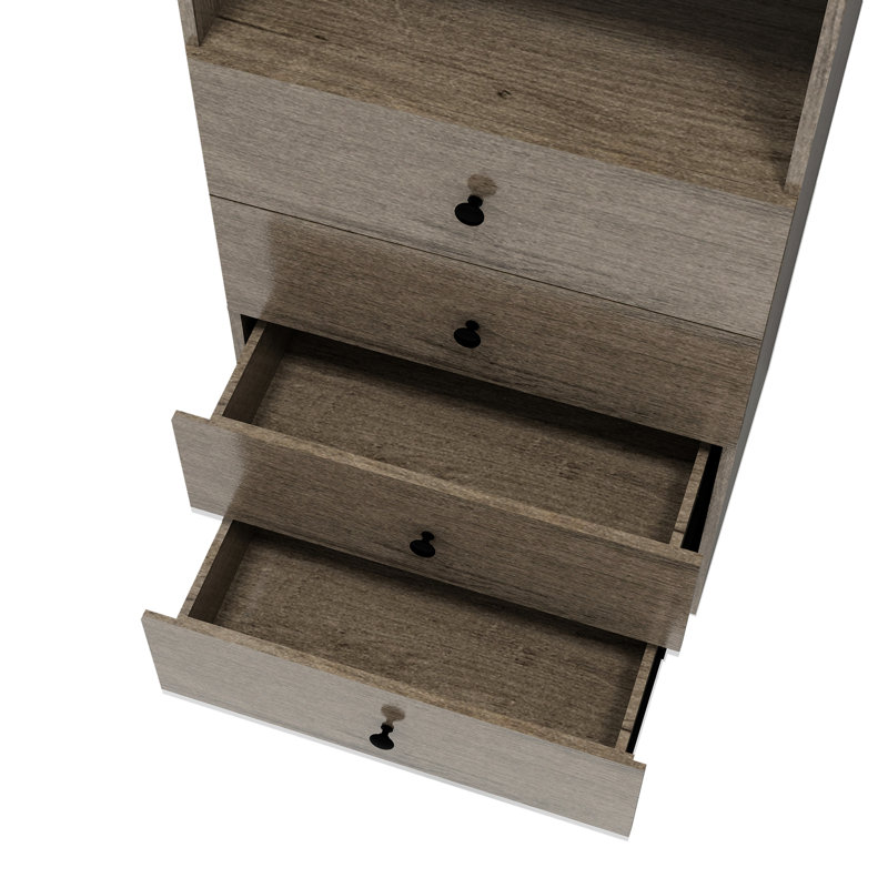 Oddveig 23.4'' Closet System, Brown