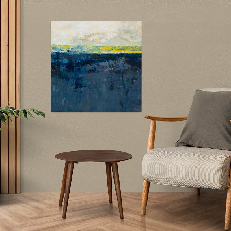 Clean Slate Abstract Contemporary Art, 24" H x 24" W