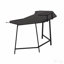 Bureau de jeu avec tablette et porte-accessoires, noir-128120078-128120077