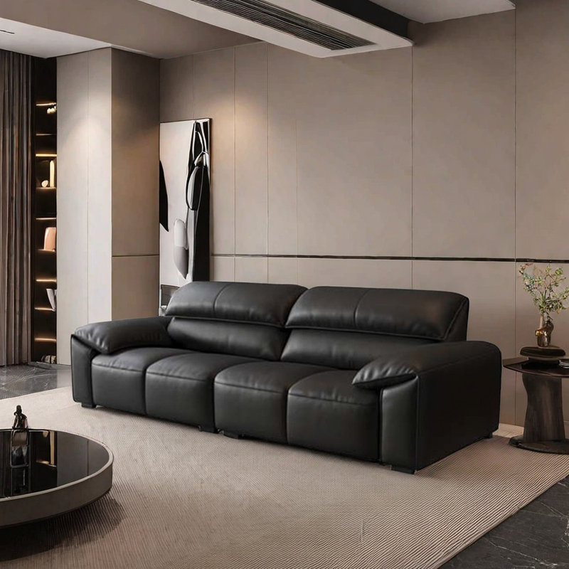 Simple office light luxury sofa, 3, 33.85" H x 94.48" W x 39.76" D
