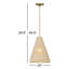 Luminaire suspendu en raphia Manan Riata-1539305790