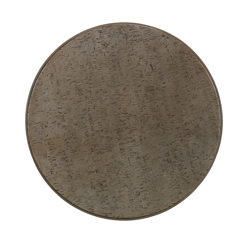 Cork Glass End Table