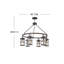 Lustre d'extérieur en aluminium 6 lumières Lakehouse