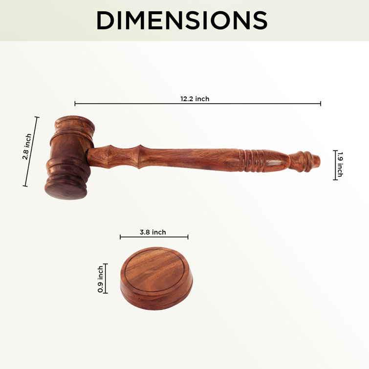 President's Gavel - Edition 2 - We The People Ball Peen - Damascus with  Wooden Handle - 13 inch - HAM06