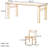 Cherry Wood Rectangular Dining Table Set-102422232