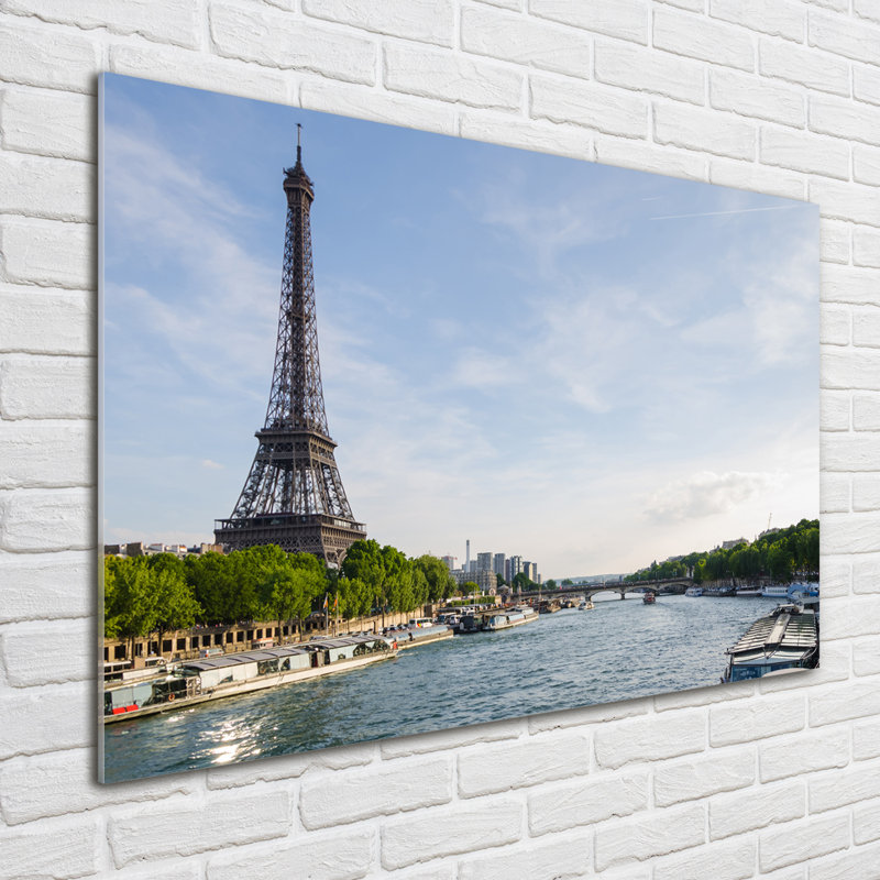 Eiffel Tower Paris - No Frame Print on Glass
