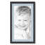 Cadre 12 po x 24 po simple noir mat-70819324