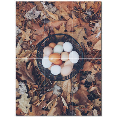 Panneau décoratif en céramique satinée 8 po x 8 po