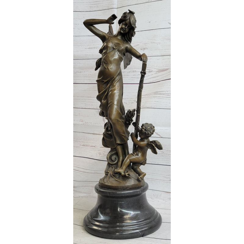 Statue de fée Zivon Art Deco