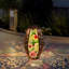 13.7" Solar Lanterns Outdoor Hanging Light Hummingbird  LED Glass Light