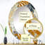 Palmier abstrait tropical et feuilles de bananier - miroir mural moderne-2060682766
