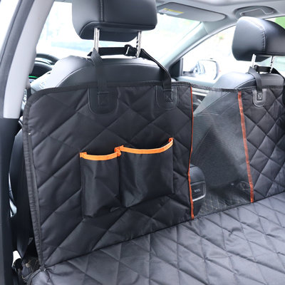 Housse de siège pour chien pour siège arrière avec fenêtre en filet, hamac anti-dérapant pour voiture pour chien Scratch Prevent