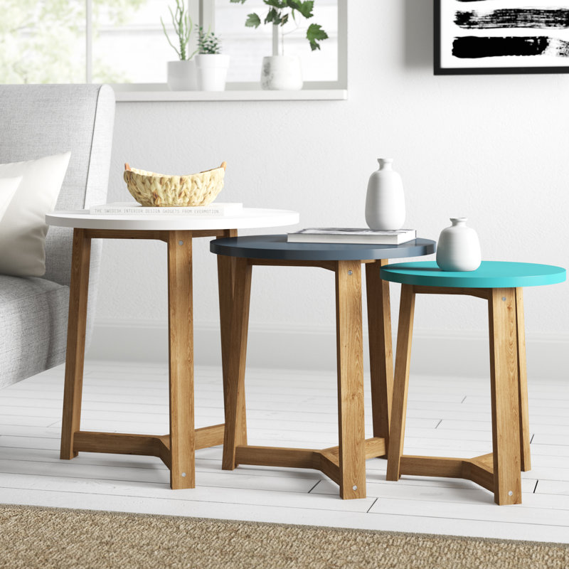 Cross Legs Nesting Tables