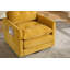 Fauteuil demi-tonneau pivotant avec mousse à mémoire de forme et chenille - rotation à 360 °-469675157-469675145
