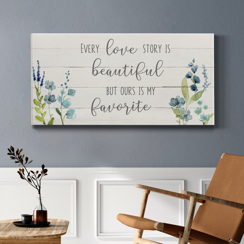 «Love Story», reproduction sur toile tendue, H 40 po x l 20 po x P 1,5 po