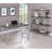 Rustic Herringbone Bookcase With Full-Length Shelf