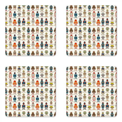 Square 4 Piece Coaster Set