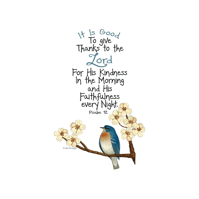 «Northern Parula Psalm On Canvas» par Linda Spivey, reproduction, H 18 po x l 12 po x P 1,25 po