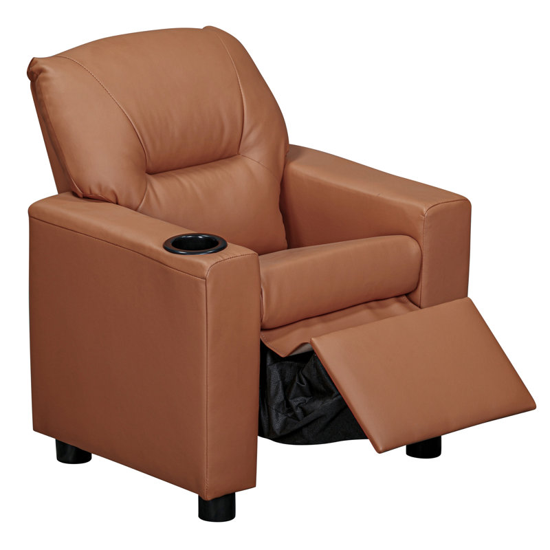 Oakley Kids Recliner Vegan Leather Chestnut, Brown