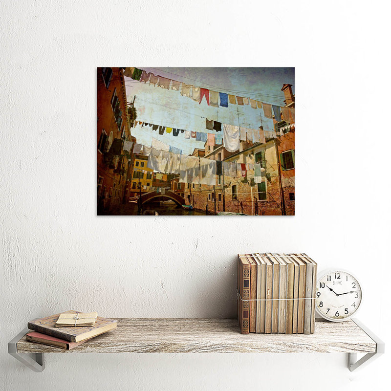 Clotheslines Venice Washing Line Laundry By Cityscape - No Frame Print