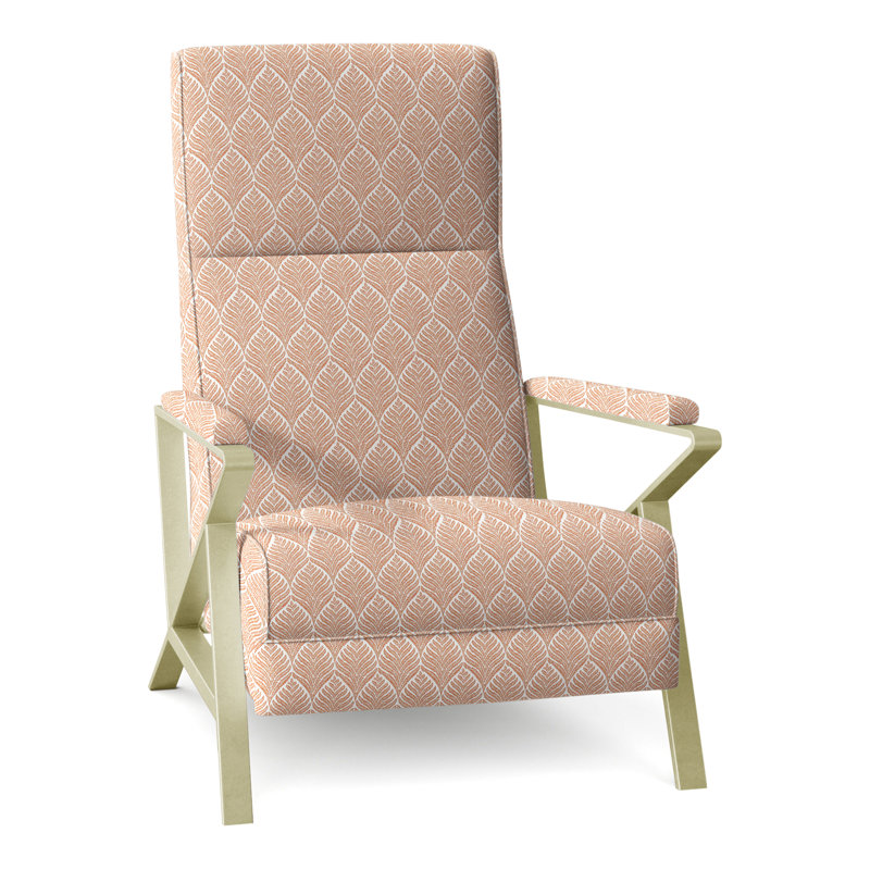 Infinity 28.25" Wide Manual Standard Recliner, Brushed Brass, Perigold Linnaeus Clay