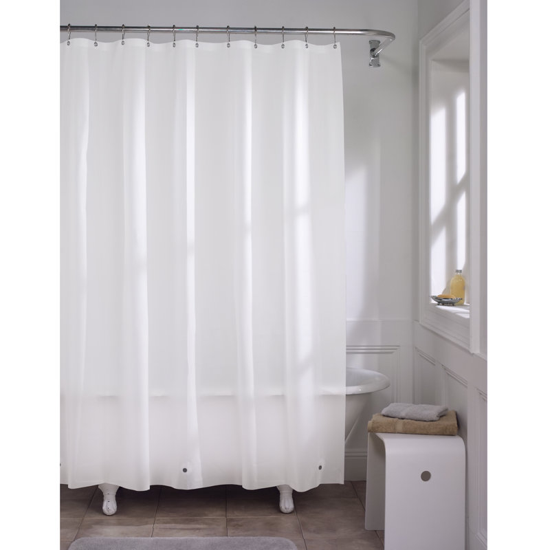 Doublure de rideau de douche Brosnan PEVA, Blanc, l 70 po x L 72 po